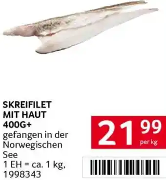 Transgourmet Skreifilet mit haut Angebot