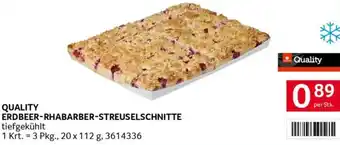 Transgourmet Erdbeer-rhabarber-streuselschnitte Angebot