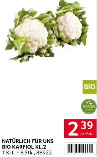 Transgourmet Natürlich für uns bio karfiol Angebot