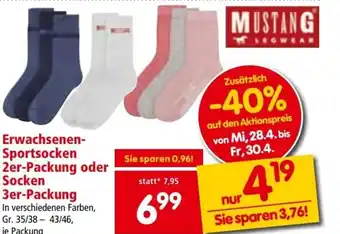 Interspar Erwachsenen Sportsocken 2er Packung Oder Socken 3er Packung Angebot