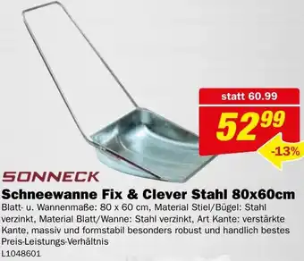 Bauring Schneewanne Fix & Clever Stahl Angebot