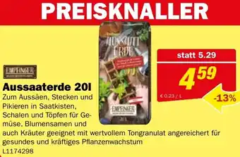 Bauring Aussaaterde Angebot