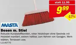 Bauring Besen m. Stiel Angebot