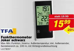 Bauring Funkthermometer Joker schwarz Angebot