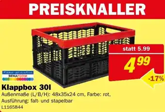 Bauring Klappbox Angebot