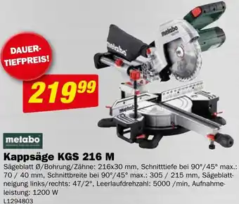 Bauring Kappsäge Angebot