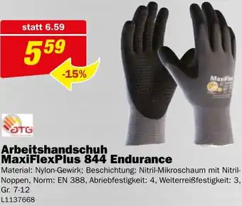 Bauring Arbeitshandschuh Angebot