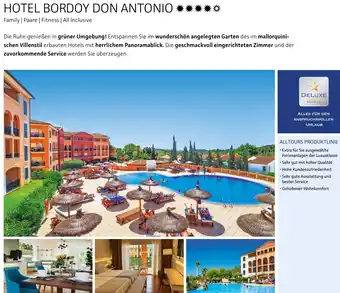 Alltours Hotel bordoy don antonio Angebot