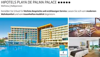 Alltours Hipotels playa de palma palace Angebot