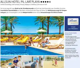 Alltours Allsun hotel pil·larí playa Angebot