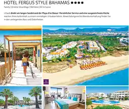 Alltours Hotel fergus style bahamas Angebot