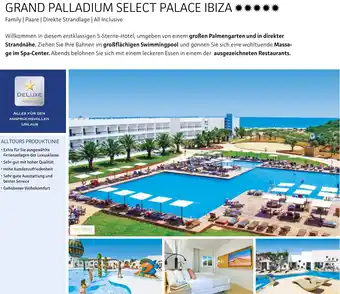 Alltours Grand palladium select palace ibiza Angebot