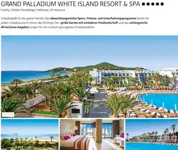 Alltours Grand palladium white island resort & spa Angebot