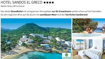 Alltours Hotel sandos el greco Angebot