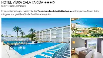 Alltours Hotel vibra cala tarida Angebot