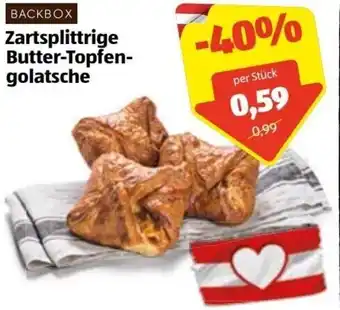 Hofer Backbox Zartsplittrige Butter Topfen Golatsche Angebot