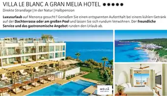 Alltours Villa le blanc a gran melia hotel Angebot