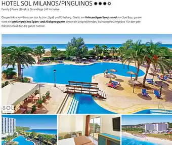 Alltours Hotel sol milanos/pinguinos Angebot