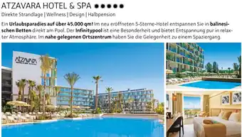 Alltours Atzavara hotel & spa Angebot