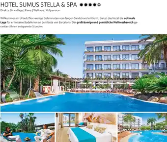 Alltours Hotel sumus stella & spa Angebot