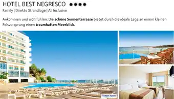 Alltours Hotel best negresco Angebot