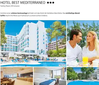 Alltours Hotel best mediterraneo Angebot