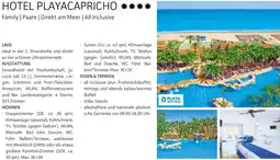 Alltours Hotel playacapricho Angebot