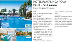 Alltours Hotel playalinda aqua- park & spa Angebot