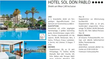 Alltours Hotel sol don pablo Angebot