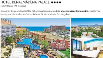 Alltours Hotel benalmádena palace Angebot