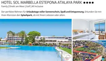 Alltours Hotel sol marbella estepona atalaya park Angebot