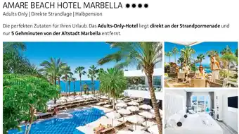 Alltours Amare beach hotel marbella Angebot