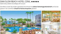 Alltours Daia slow beach hotel conil Angebot