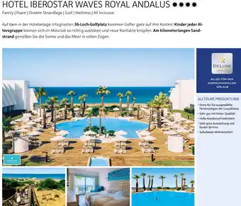 Alltours Hotel iberostar waves royal andalus Angebot