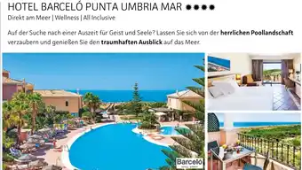 Alltours Hotel barceló punta umbria mar Angebot