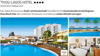 Alltours Tivoli lagos hotel Angebot