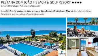 Alltours Pestana dom joão ii beach & golf resort Angebot