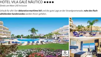 Alltours Hotel vila galé náutico Angebot