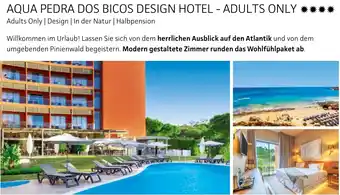 Alltours Aqua pedra dos bicos design hotel - adults only Angebot