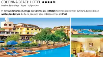 Alltours Colonna beach hotel Angebot