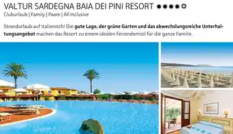 Alltours Valtur sardegna baia dei pini resort Angebot