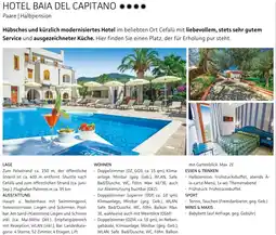 Alltours Hotel baia del capitano Angebot