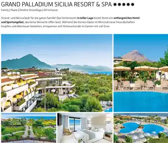 Alltours Grand palladium sicilia resort & spa Angebot