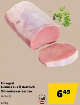 Eurogast Grissemann Schweinekarreerose Angebot