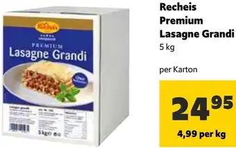 Eurogast Grissemann Premium Lasagne Grandi Angebot