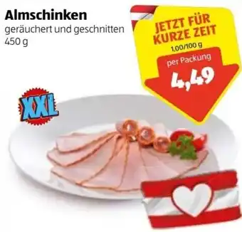 Hofer Almschinken 450 g Angebot