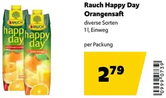 Eurogast Grissemann Rauch Happy Day Orangensaft Angebot