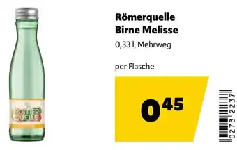 Eurogast Grissemann Römerquelle Birne Melisse Angebot