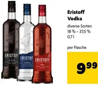 Eurogast Grissemann Eristoff Vodka Angebot