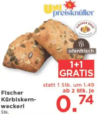 Unimarkt Kürbiskern- weckerl Angebot